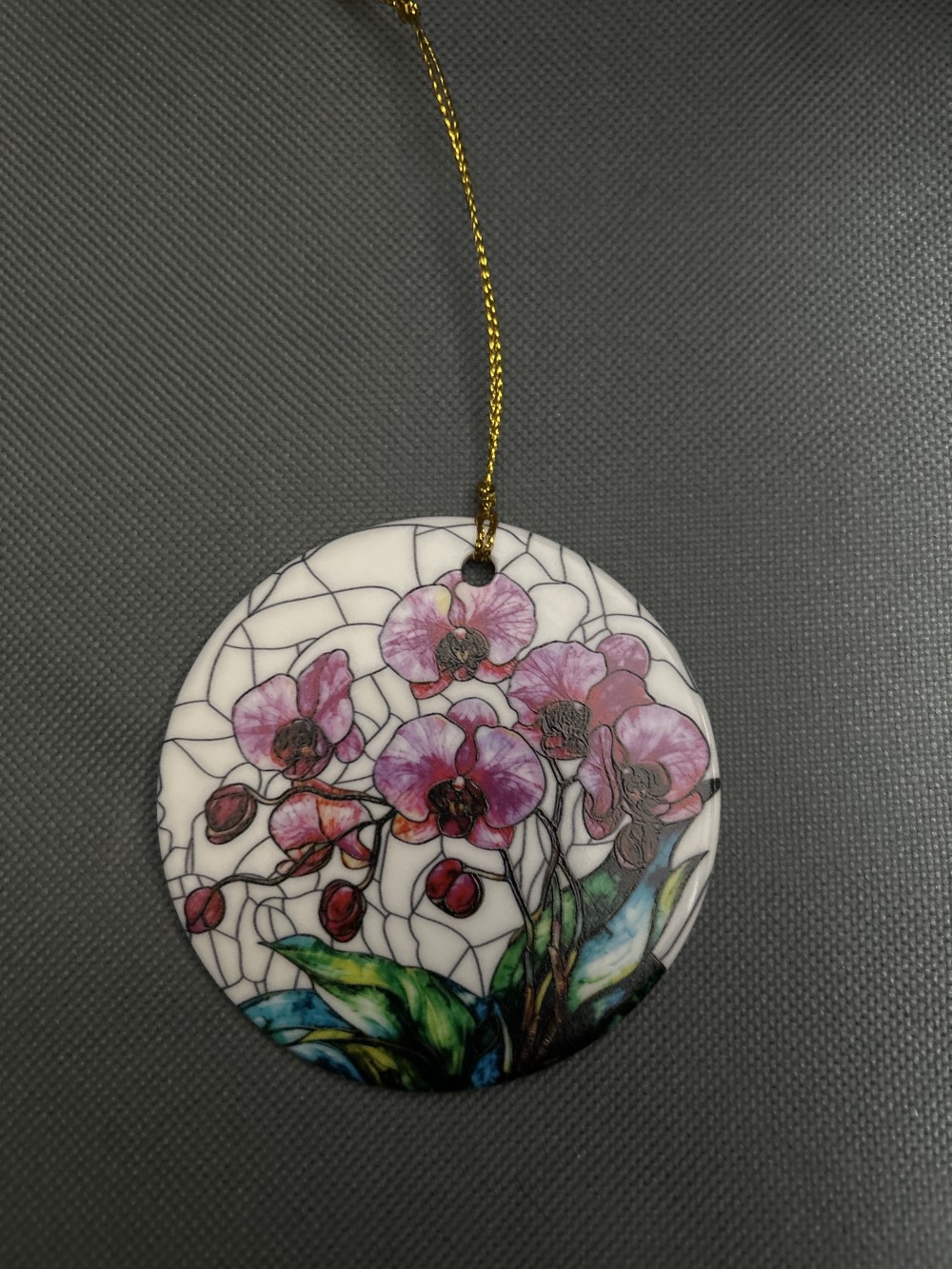 Ceramic Ornament - Orchids