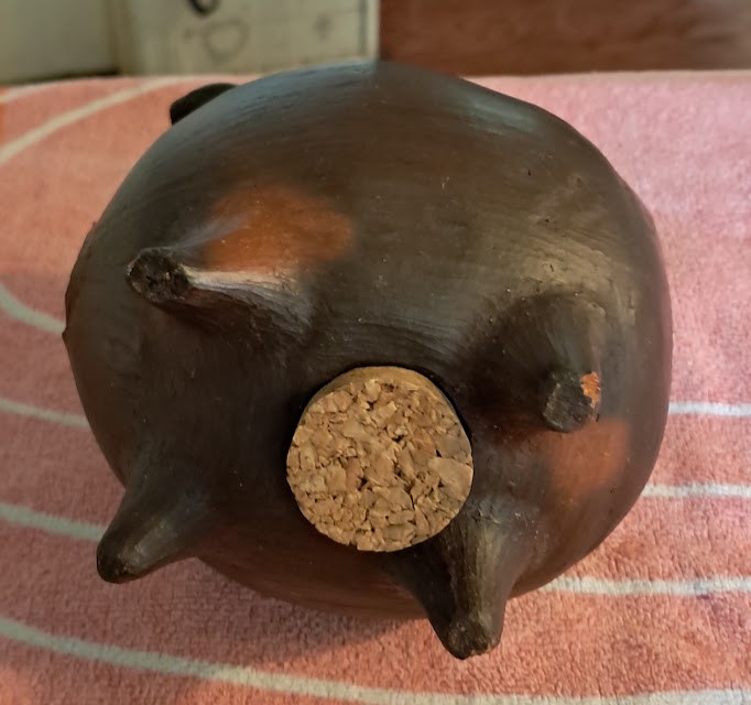 Mexican Redwave Clay Piggy Bank