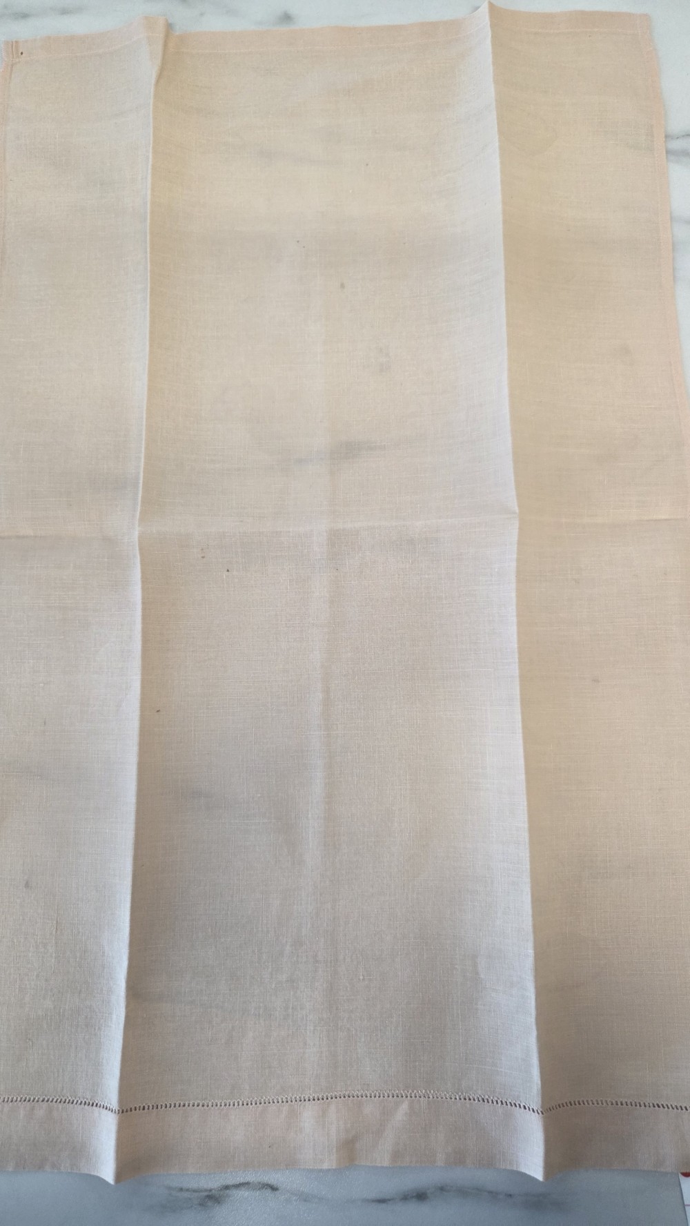 LN-969 peach linen hand towel