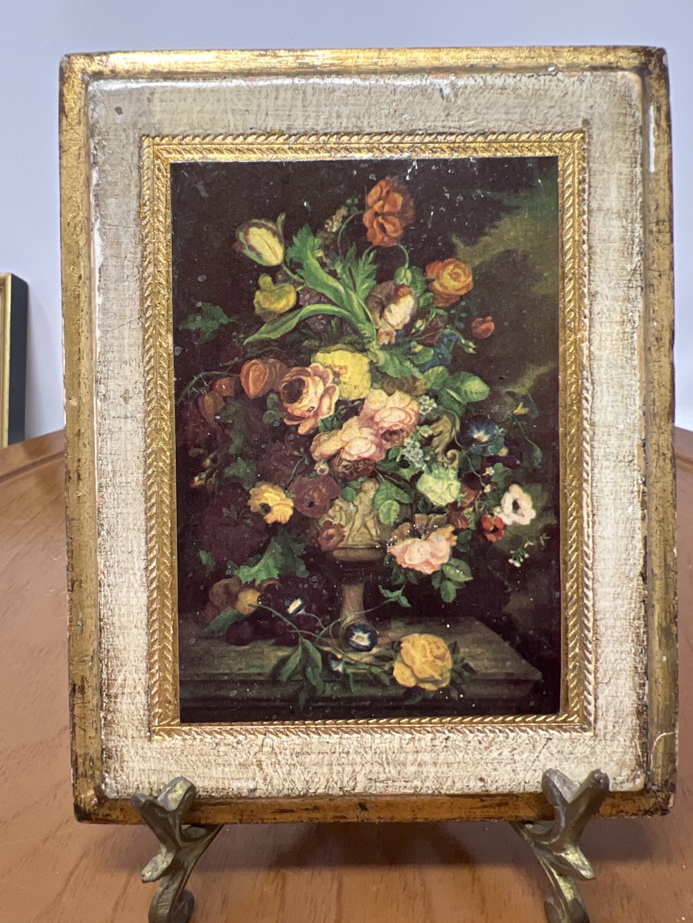 Italian Gilded Florentine Floral Wall Art