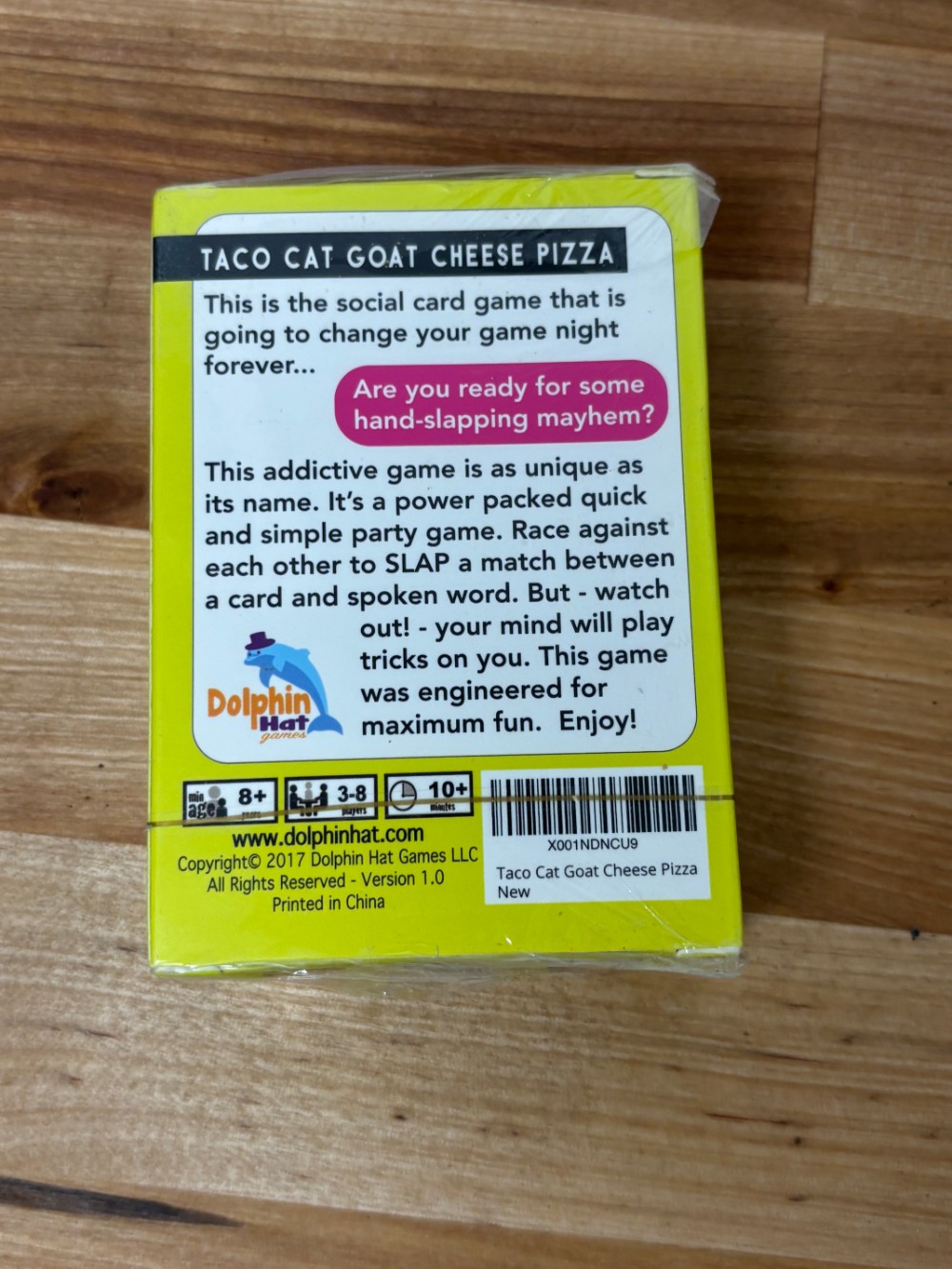 Taco Cat Goat Cheese Pizza Card Game – New Sealed