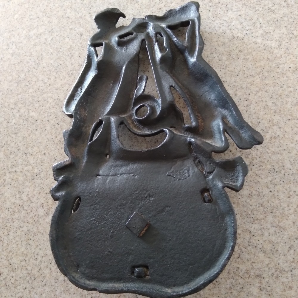 Cast Iron Vintage Hunters Match Holder