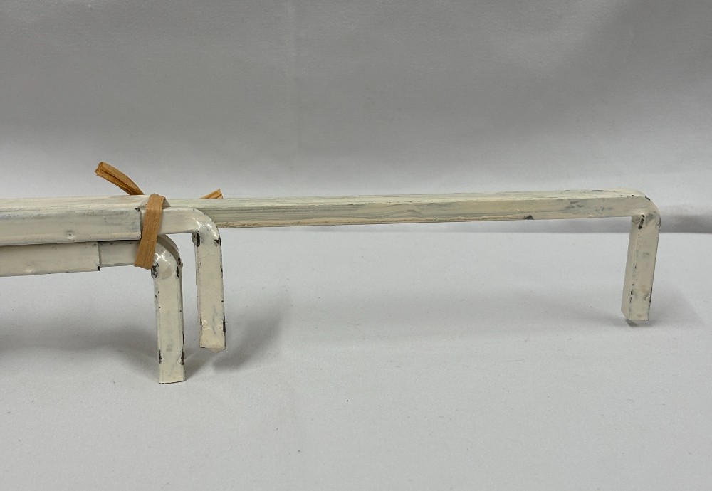 Hardware swing arm curtain rods set of 4 no brackets or rings