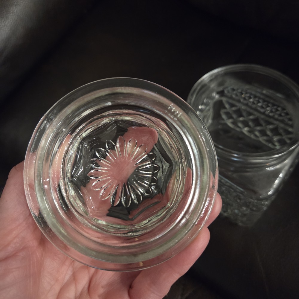 VTG Anchor Hocking Wexford Candy Jar-AS IS