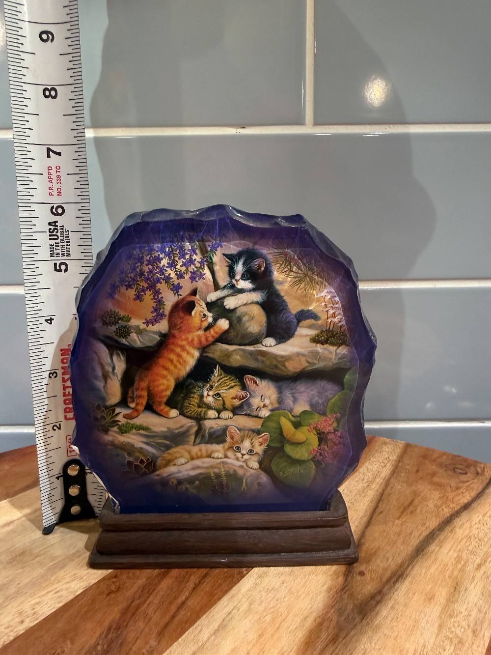 Vtg. Resin Bradford Exchange Plaque