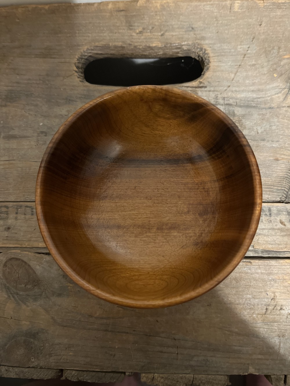 Vtg Ralph Bailey Myrtlewood bowl