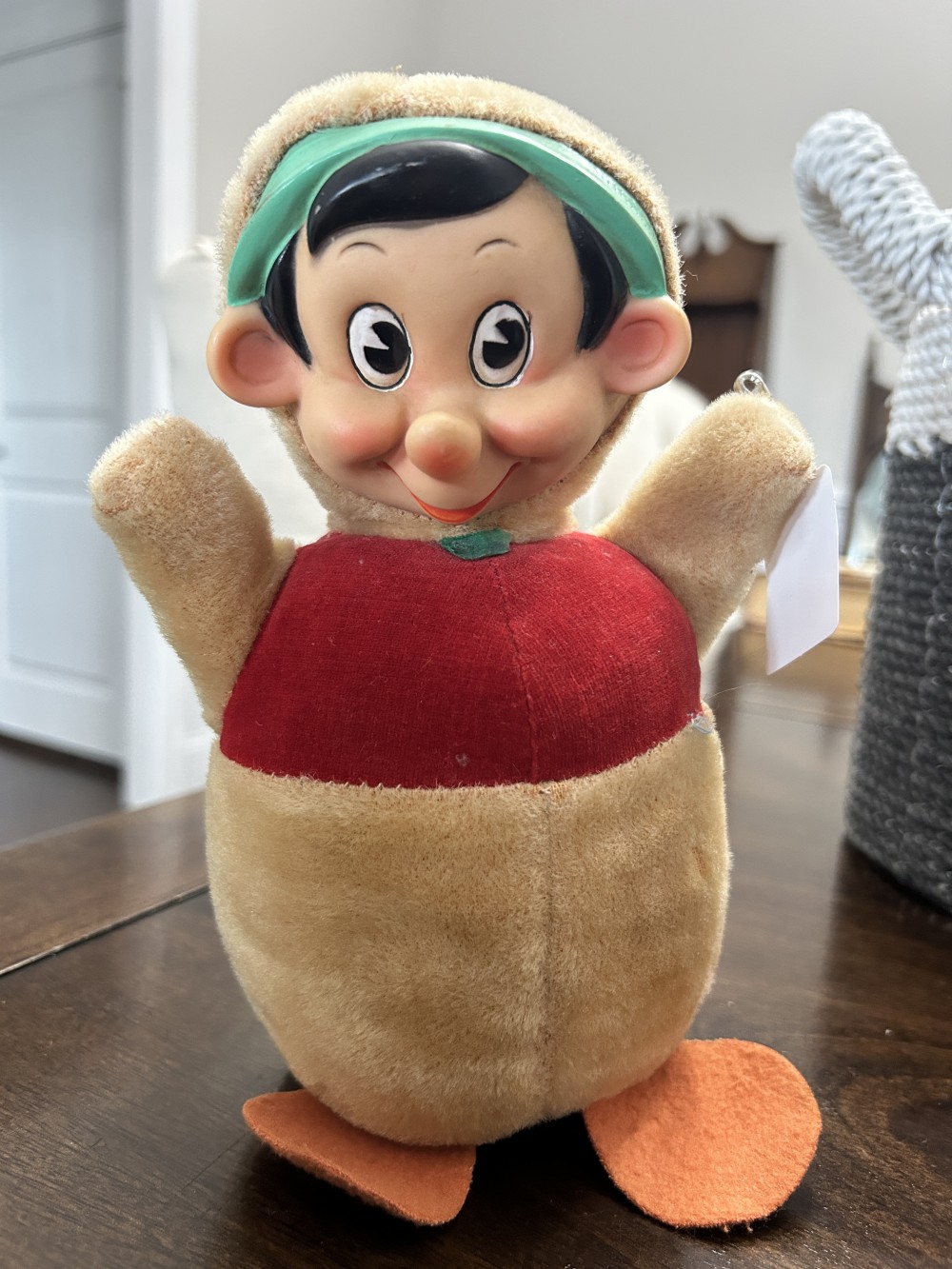 Pinocchio Roly Poly Stuffed Toy