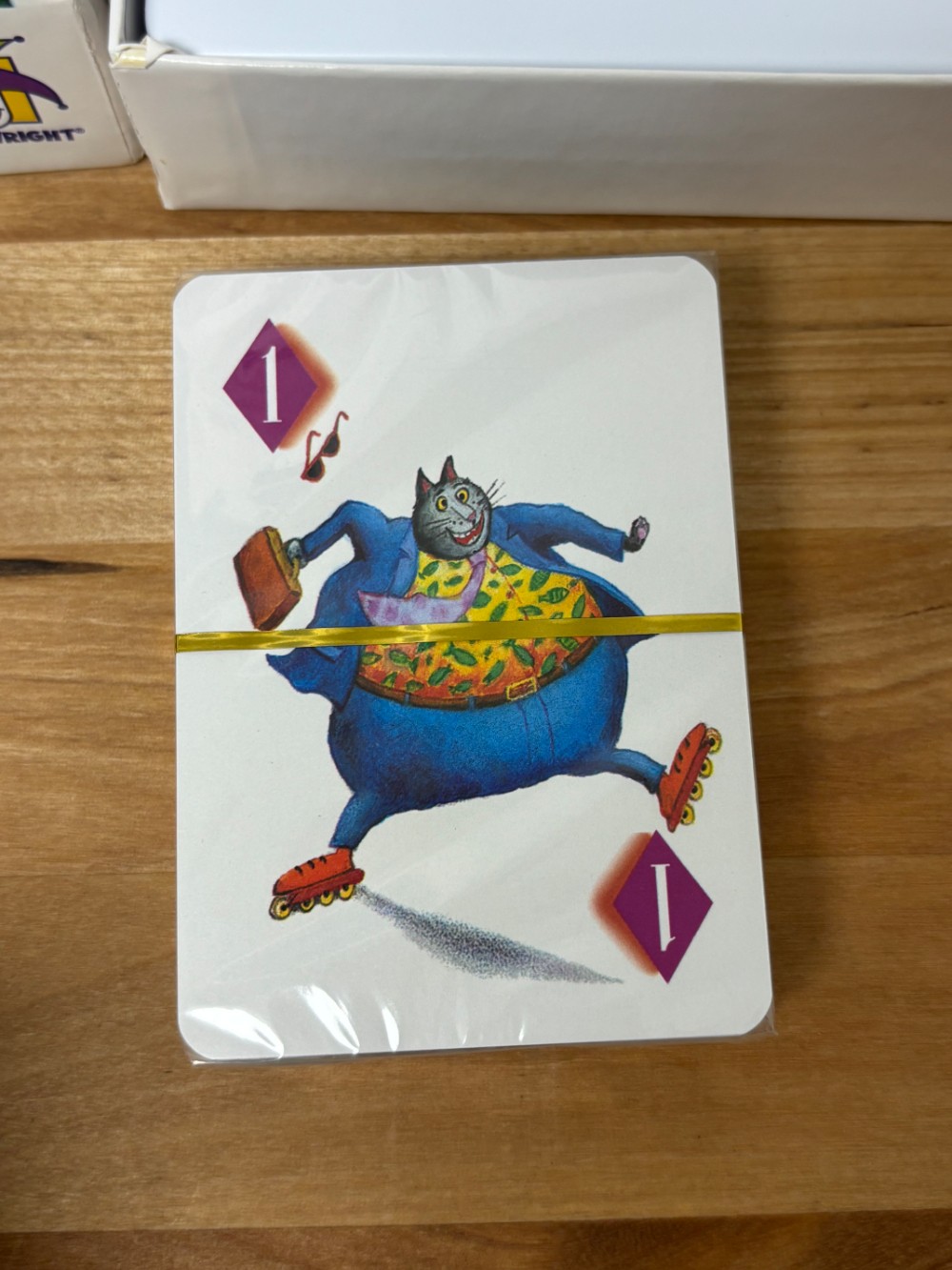 Rat-a-Tat Cat Card Game Gamewright 1996 Numbers Strategy Game