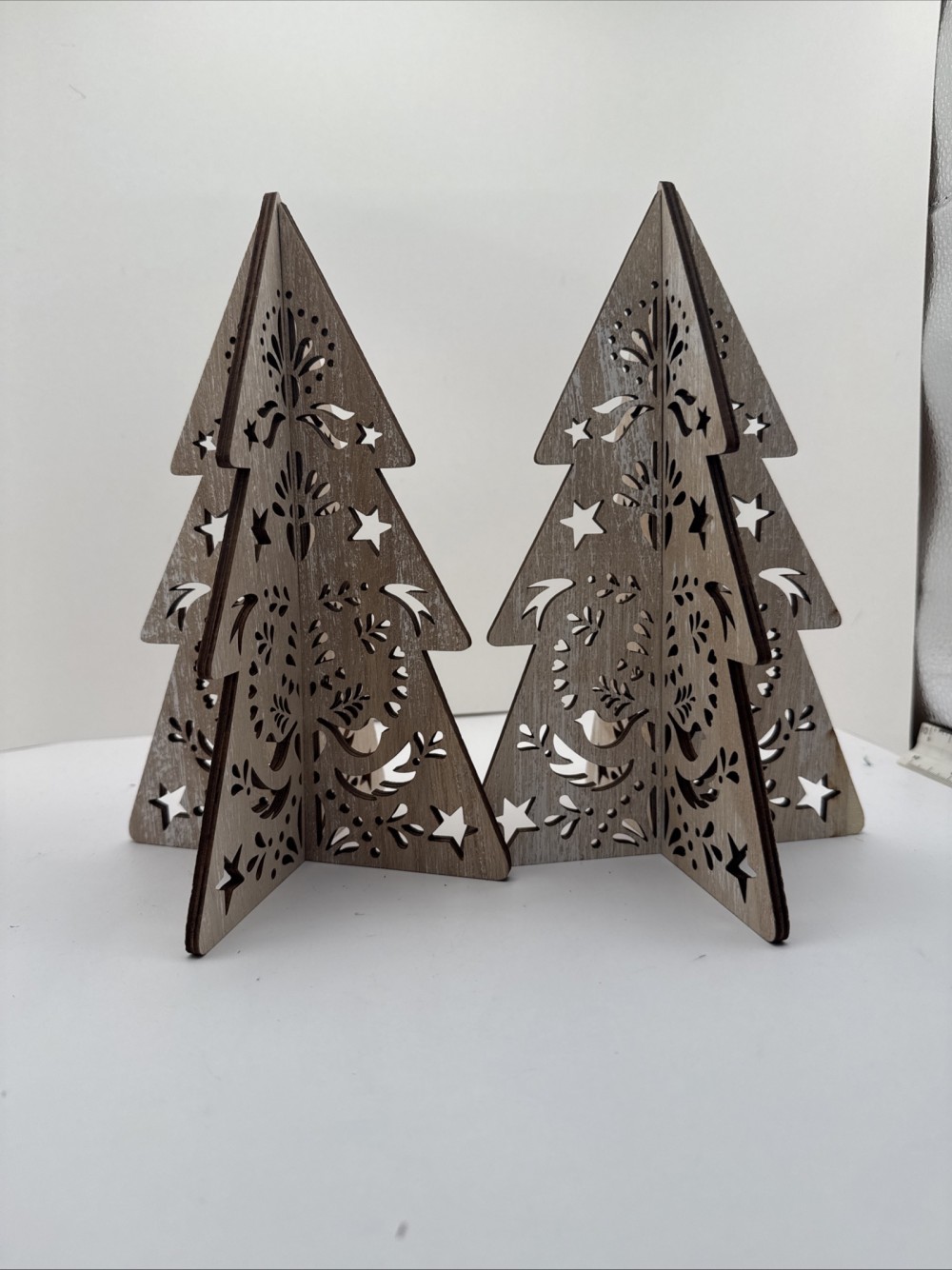 LASER CUT CHRISTMAS TREES (PAIR)