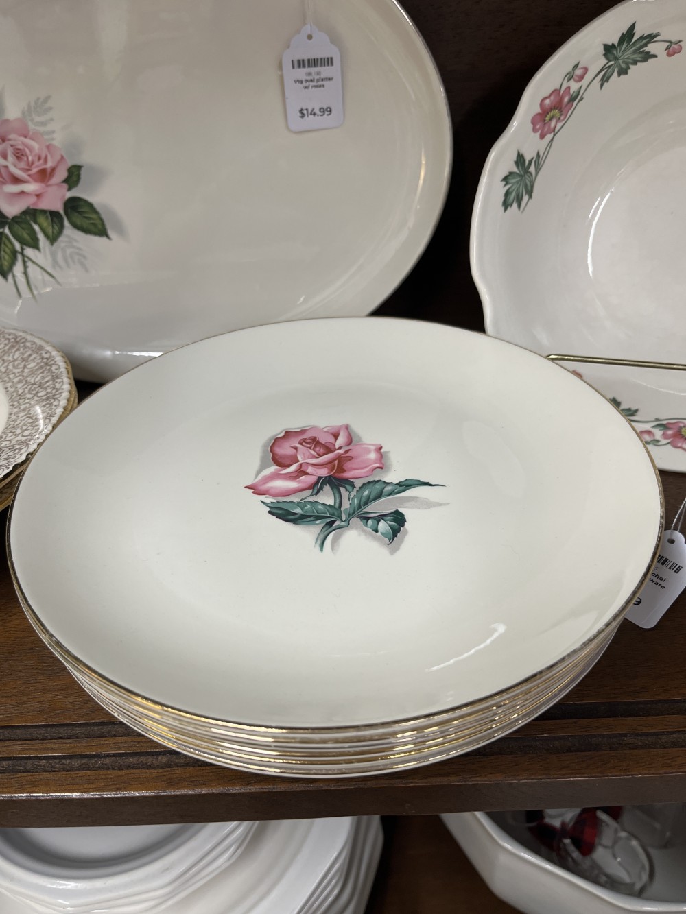 Vtg Homer Laughlin dinner plate