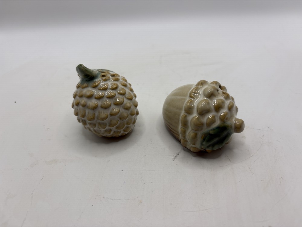 Acorn Salt and Pepper Shakers As-is