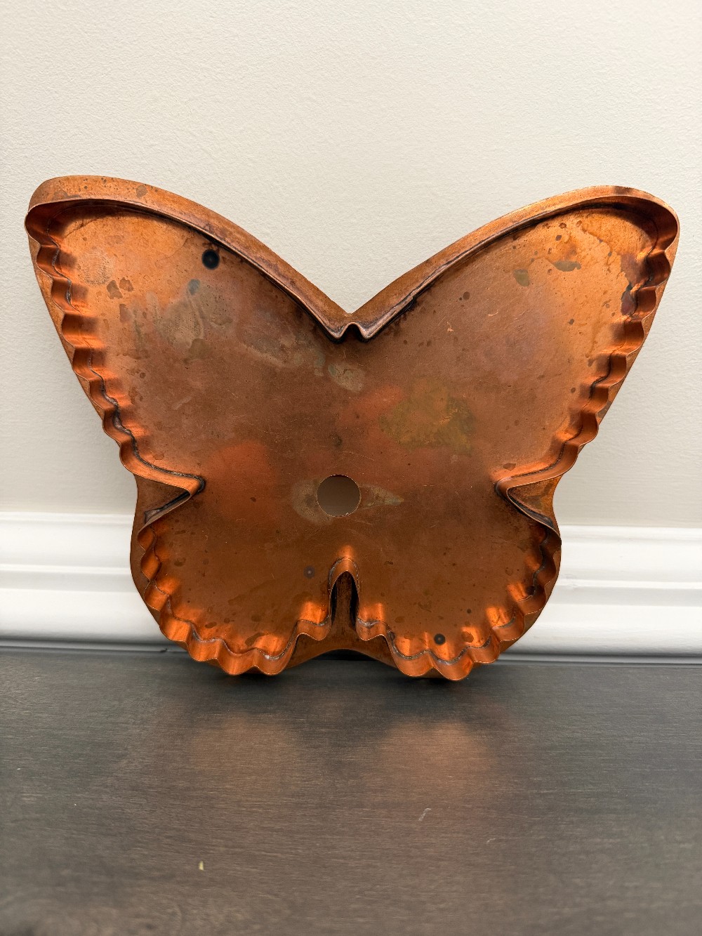 Vintage Butterfly Copper Cookie Cutter XL Old River Road