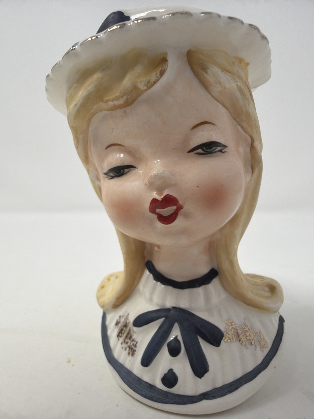 Vintage Japan Lady Head Vase