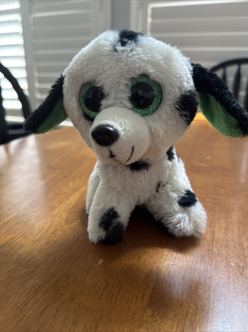 TY PLUSH, BEANIE FLETCH THE SPOTTED DOG