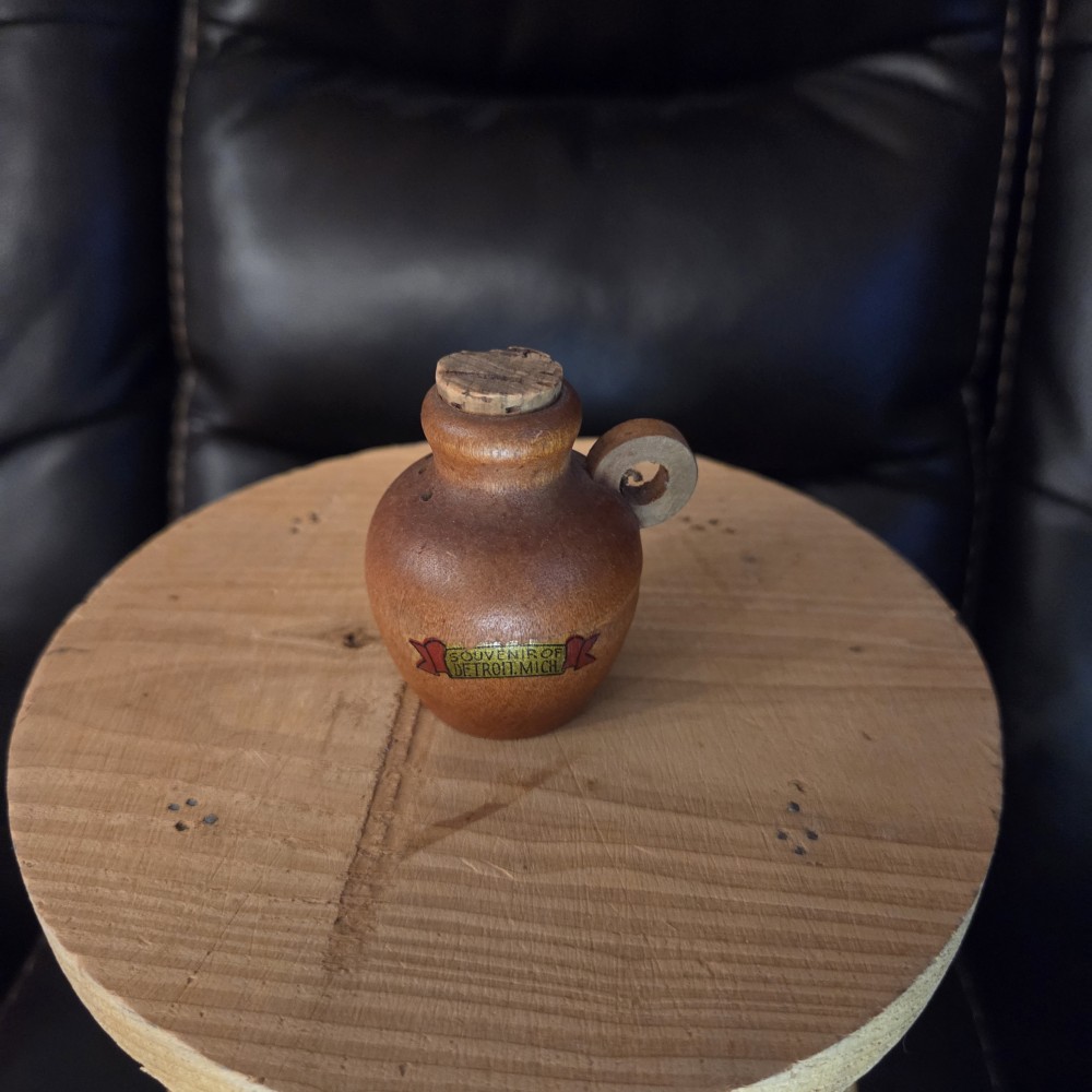 VTG Miniature Wood Jug