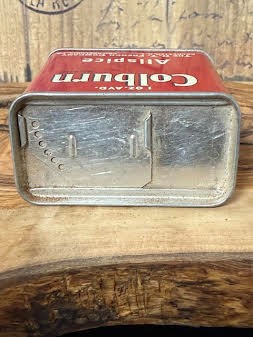 Colburn Allspice Tin Can Vintage Grannycore Farm Kitchen