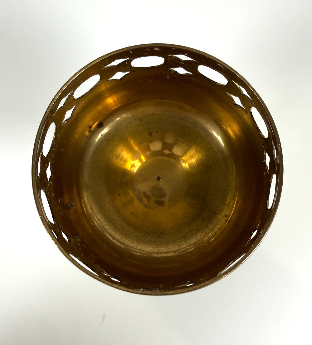 Brass Candle Holder Goblet