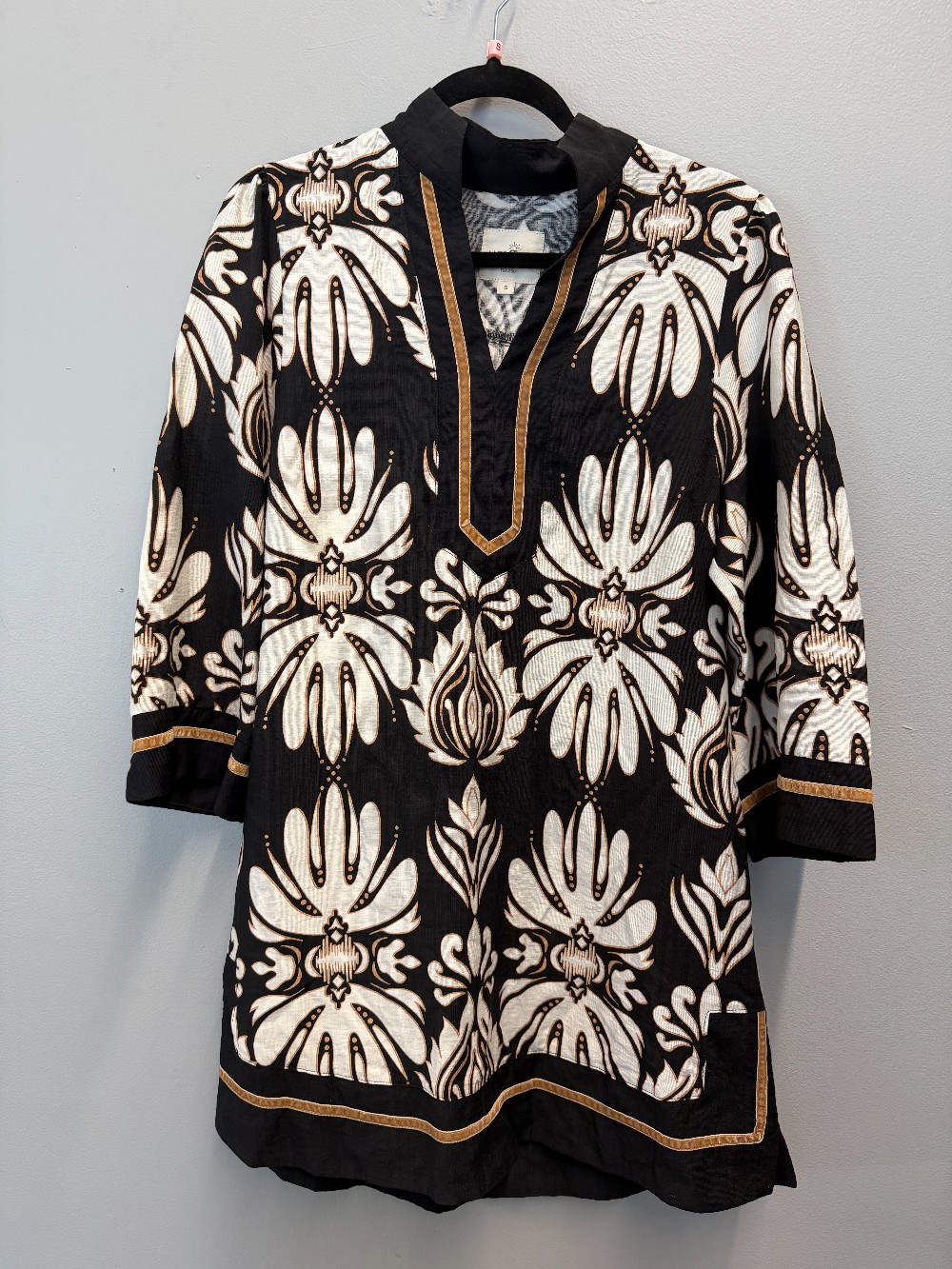 Umgee Baroque Floral Mini Dress