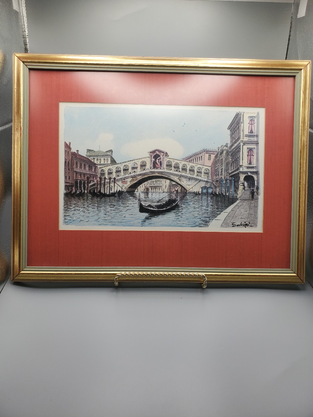 Carlo Salvini Framed Print Italy