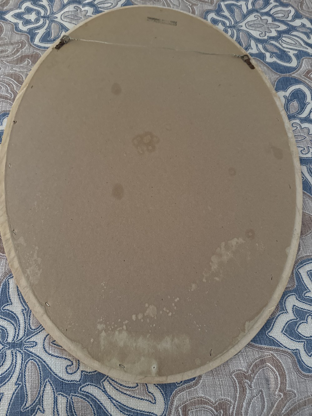 MIRROR, OVAL CREME