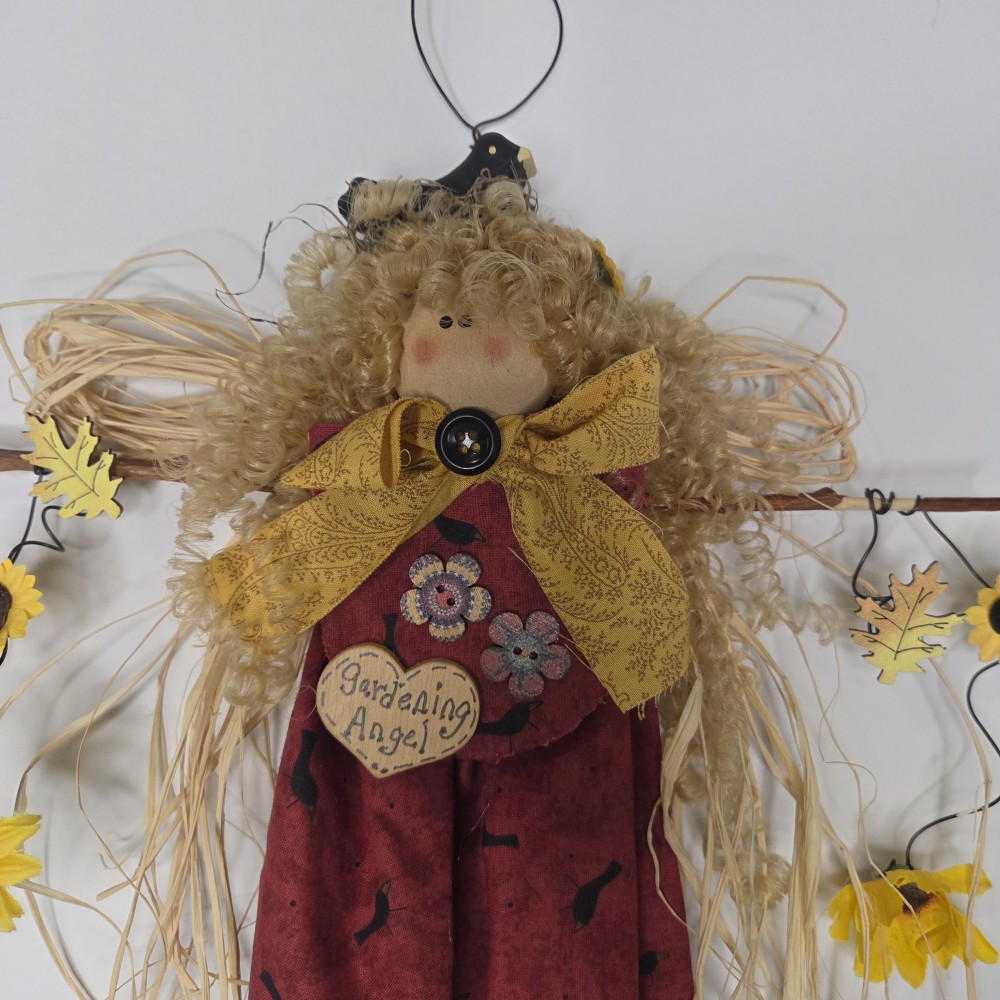 VTG Handmade Country Gardening Angel
