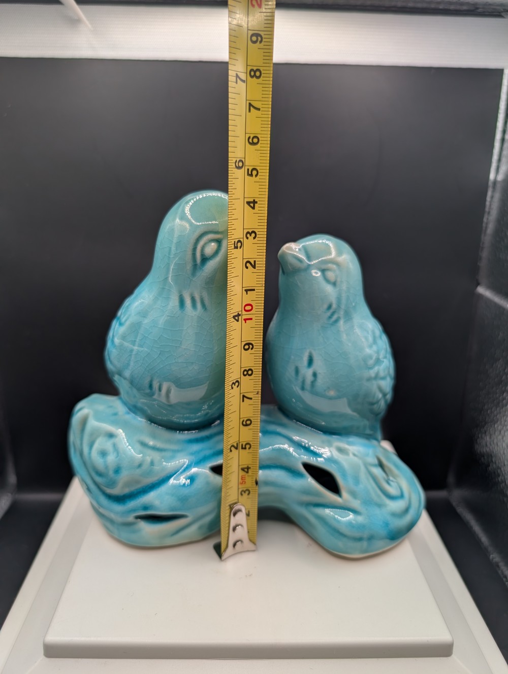 Blue bird ceramic potpourri holder
