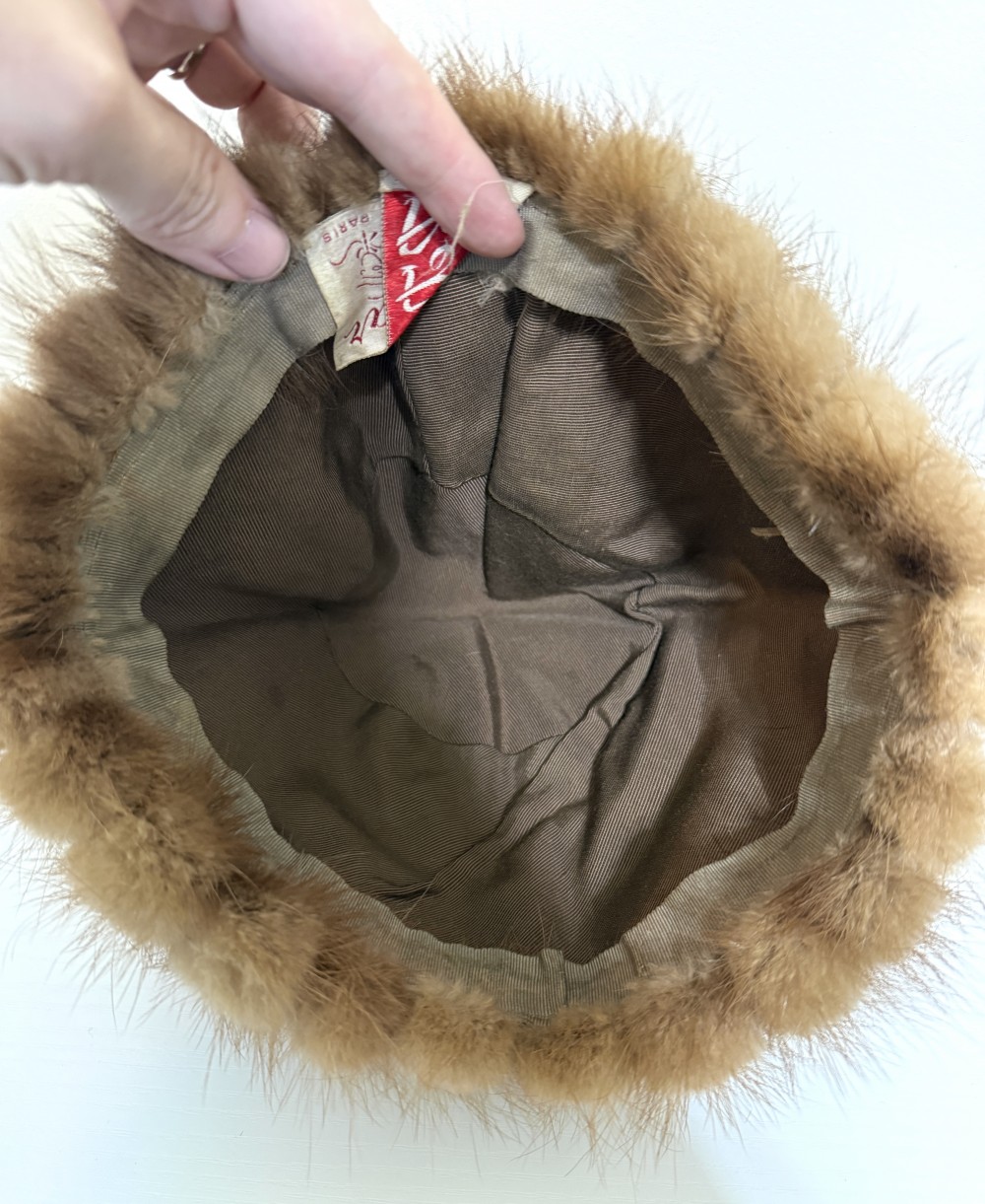 Vintage Betmar mink hat