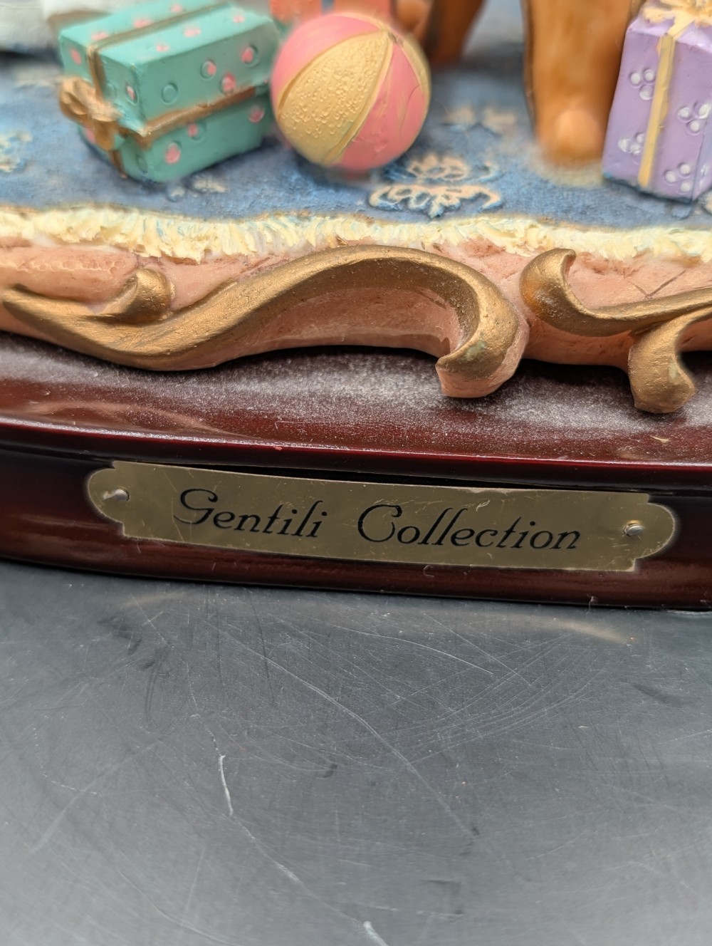 Vtg Gentili Victorian birthday figurine