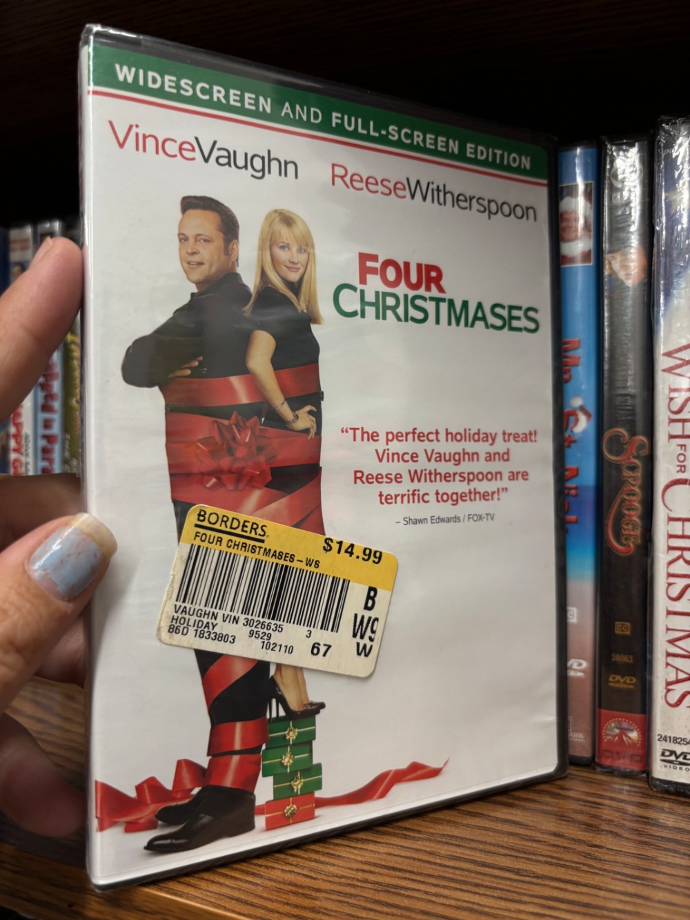 DVD Movie Four Christmases Vince Vaughn Reese Witherspoon New Sealed