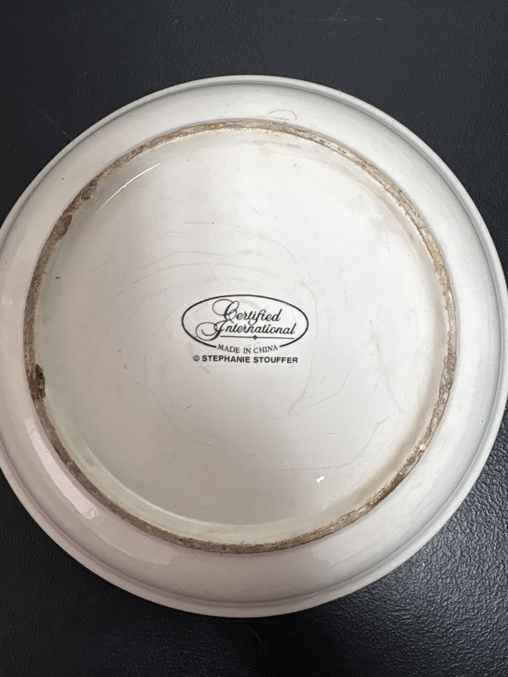 Certified International Eggplant Garden Delight Patricia Burbaker Pasta Bowl -