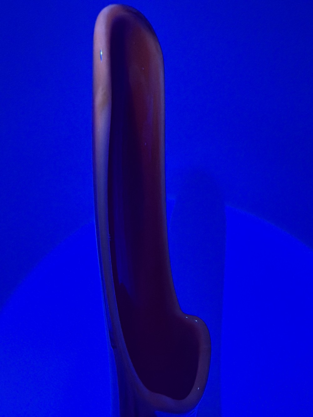L.E. Smith Smoothie Bittersweet Slag Swung Vase