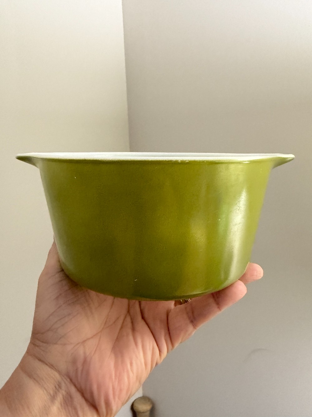 Pyrex 475 1 Qt. Avacado Green Casserole