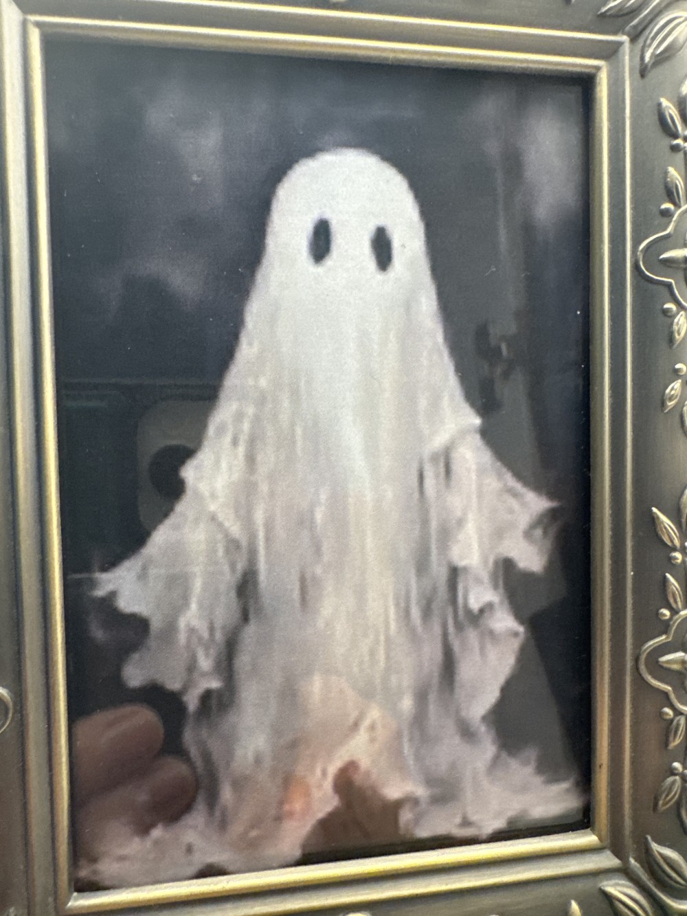 GHOST PRINT, METAL DECORATIVE FRAME