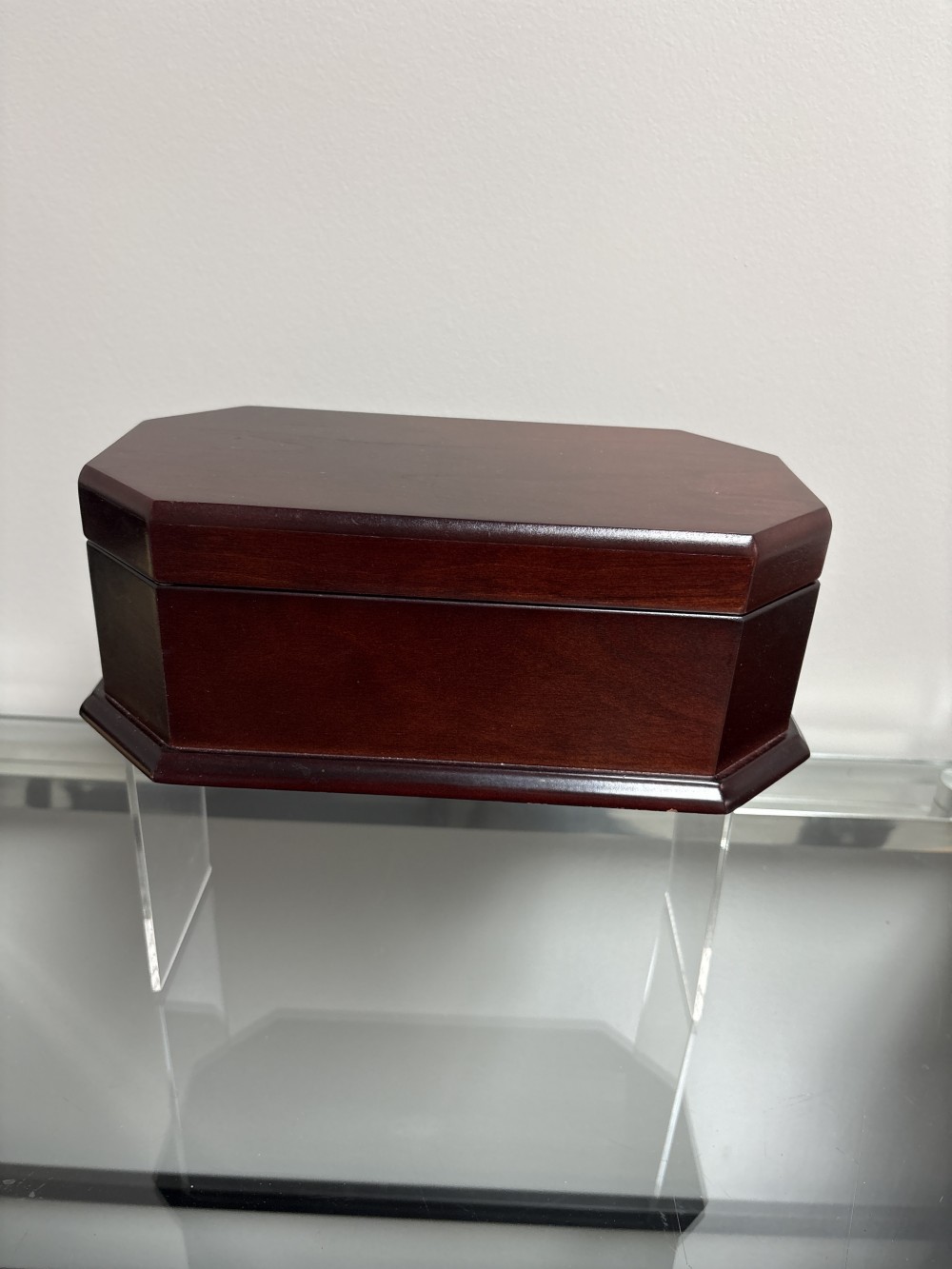 Cherry Matte Finish Wooden Jewelry Box