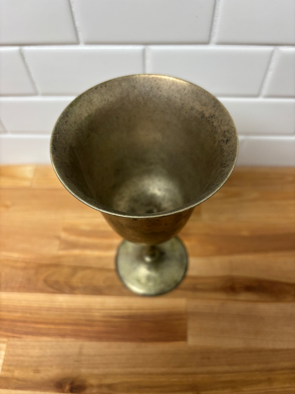 Goblet Leonard Silverplate Wine Water Chalice Vintage 7 in