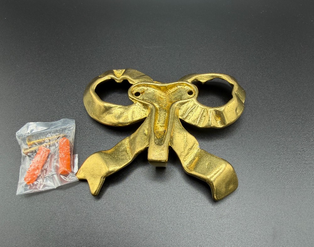 Bombay Brass Bow Vintage Wall Hanger Hook