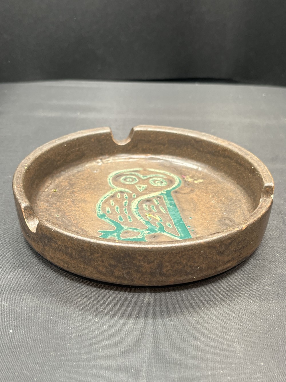 1970s Owl Ashtray / Trinket Dish