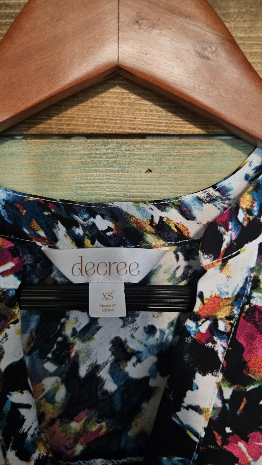 Decree V-neck tunic(size XS)
