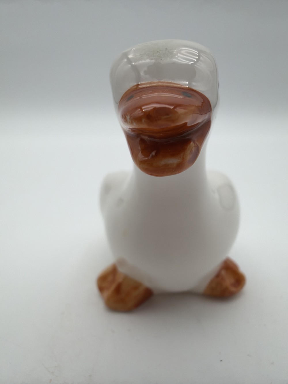 Vintage Mini Ceramic Duck Planter