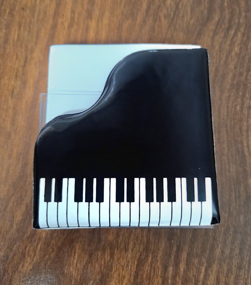 Vintage Piano Notepad Holder