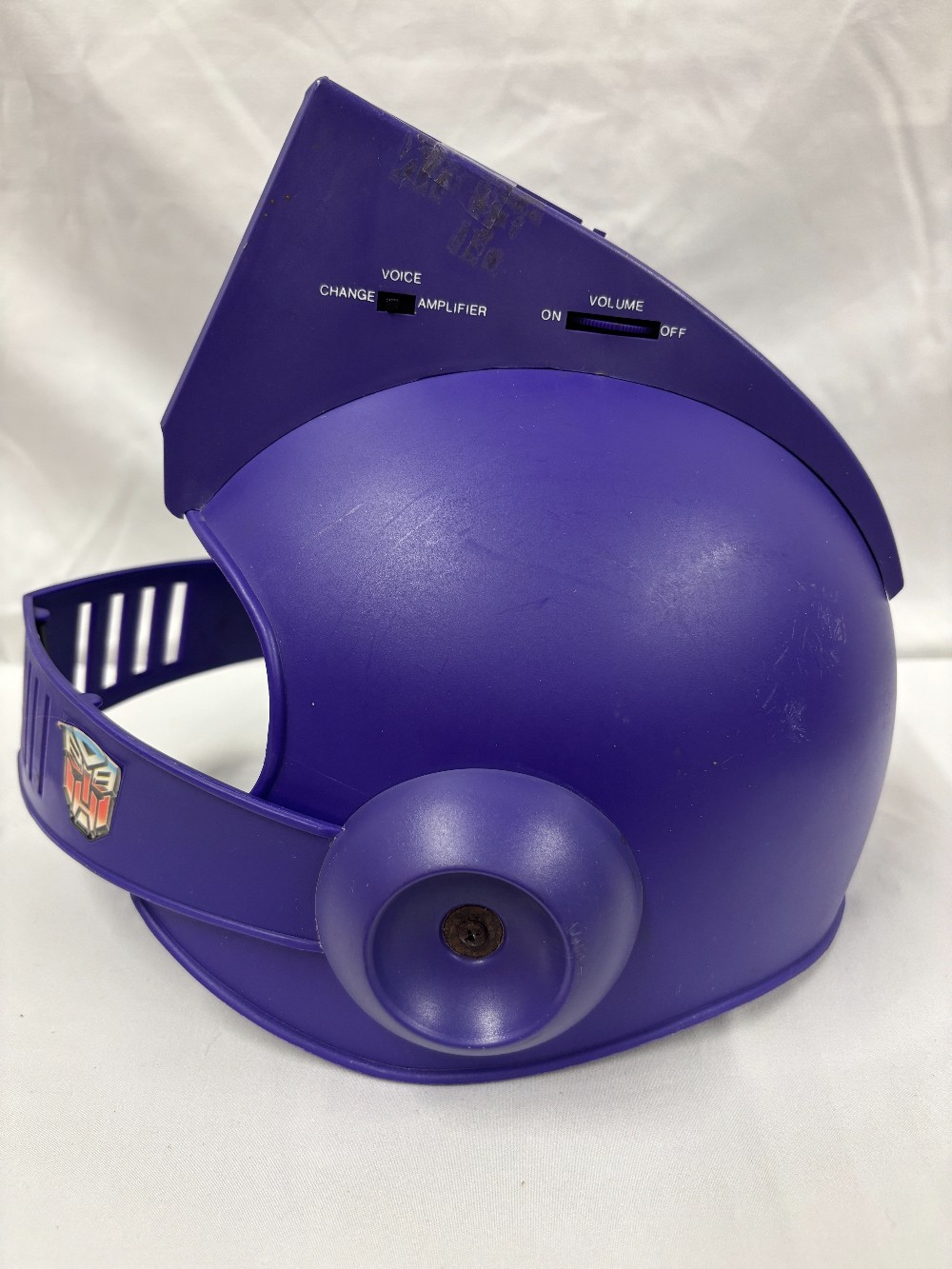 Collectible G1 Transformers 1984 Voice Changer Electronic Optimus Prime Helmet