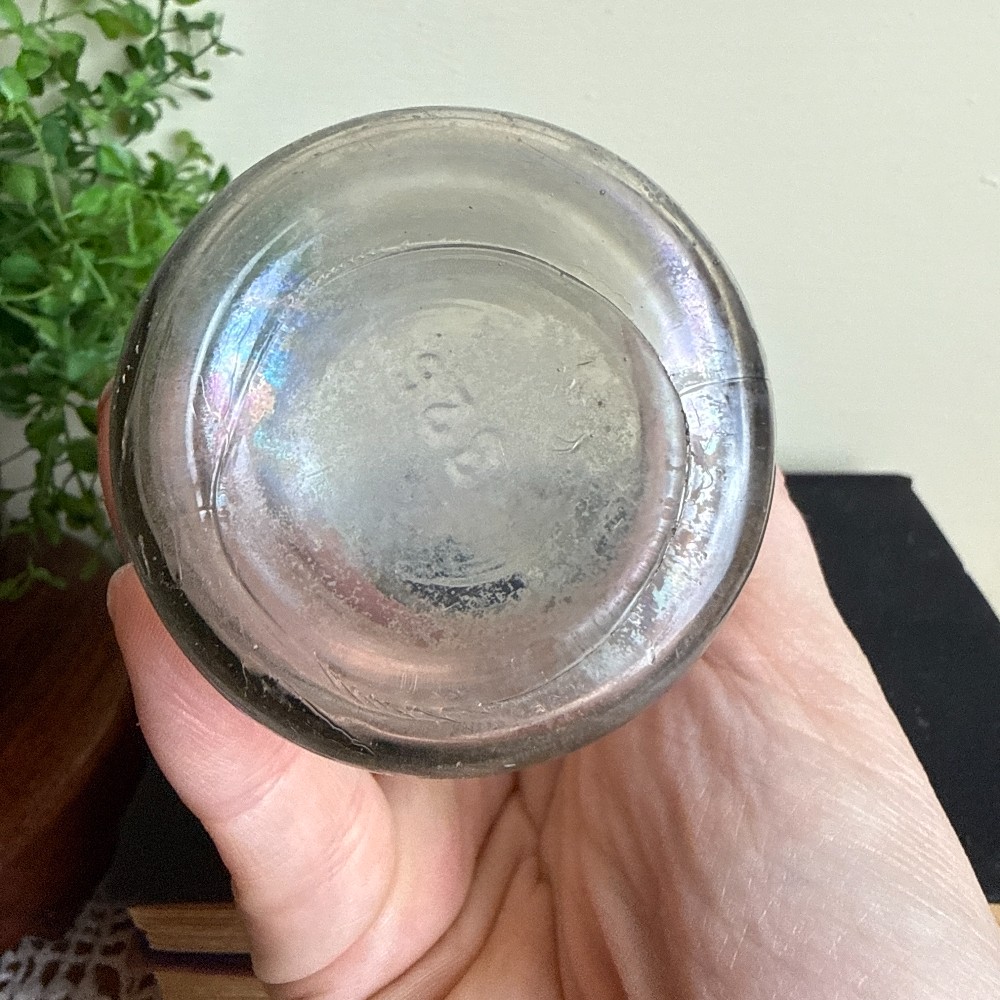 Antique Round Apothecary Bottle