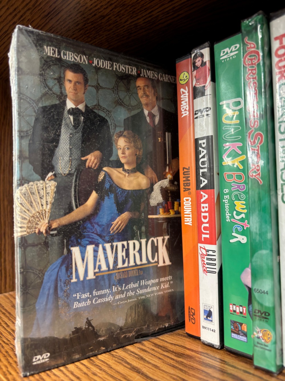 DVD Movie Maverick Mel Gibson Jodie Foster New Sealed