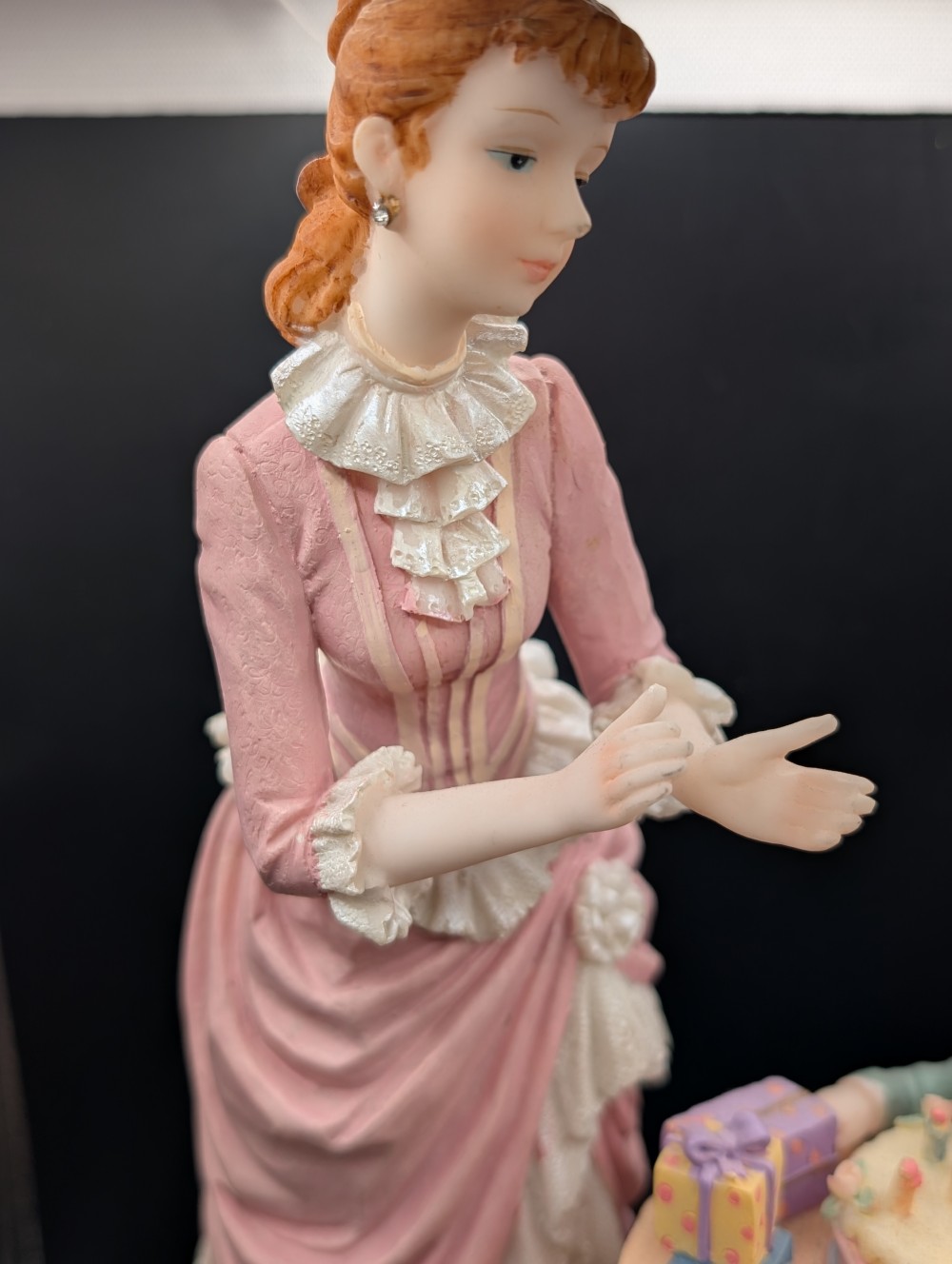 Vtg Gentili Victorian birthday figurine