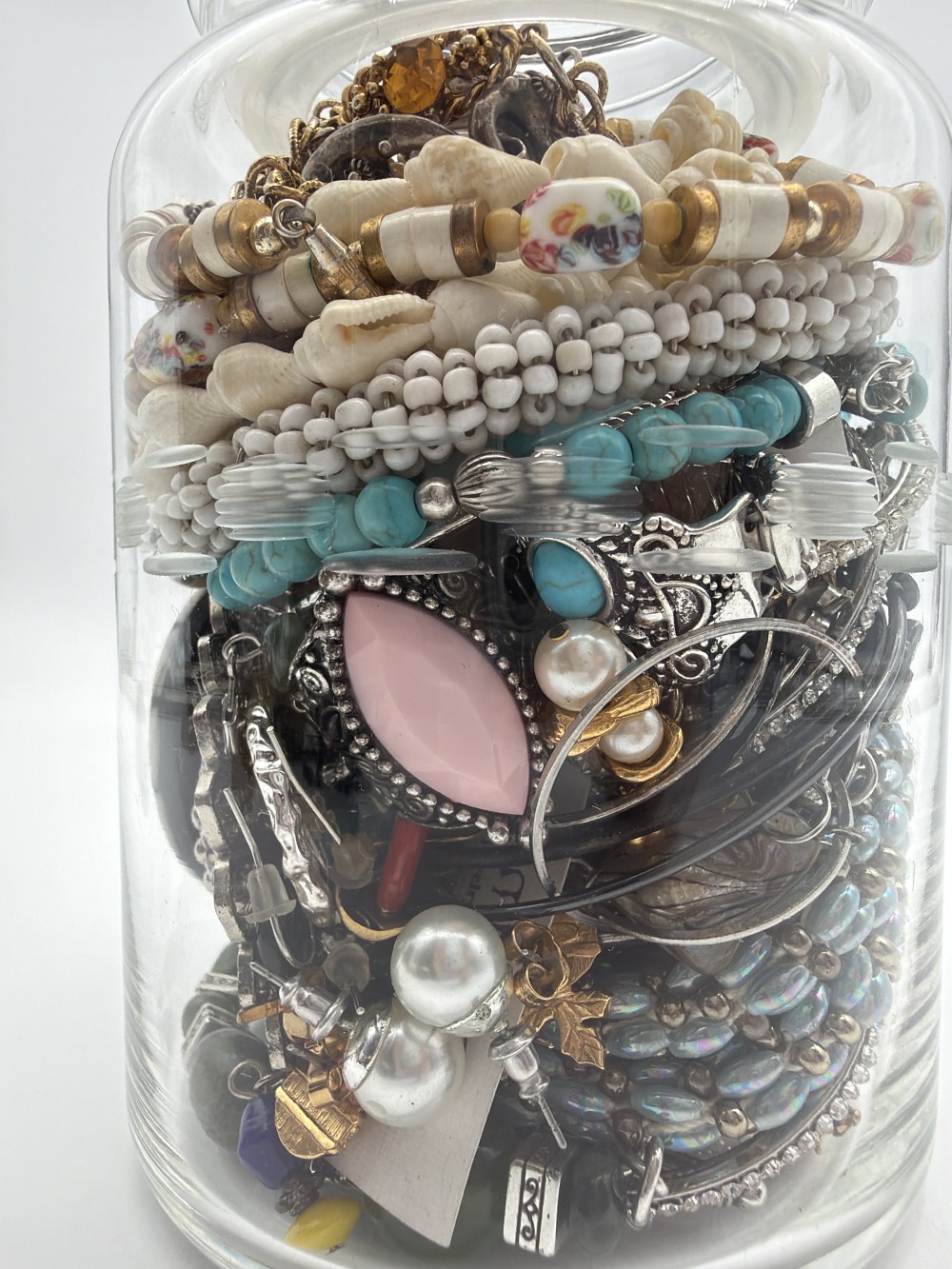 Vintage Mixed Jewelry Mystery Jar