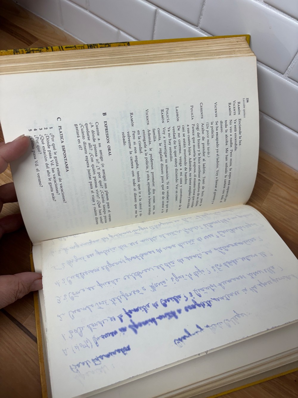 Book Spanish Conversational Review Grammar Third Edition Hesse Orihuela 1970 Hardcover