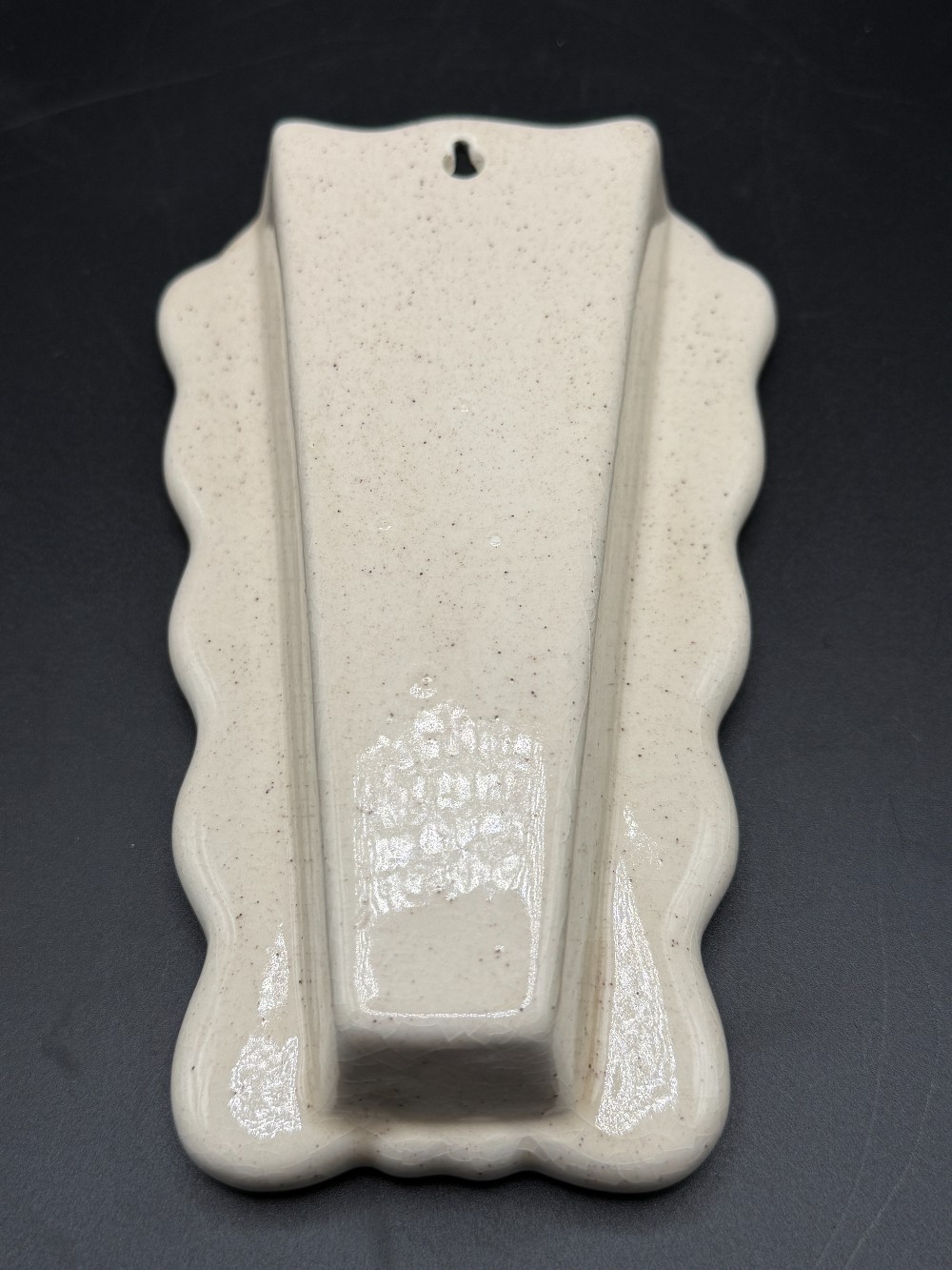 Ceramic Scissors Holder Wall Pocket Teddy Bear