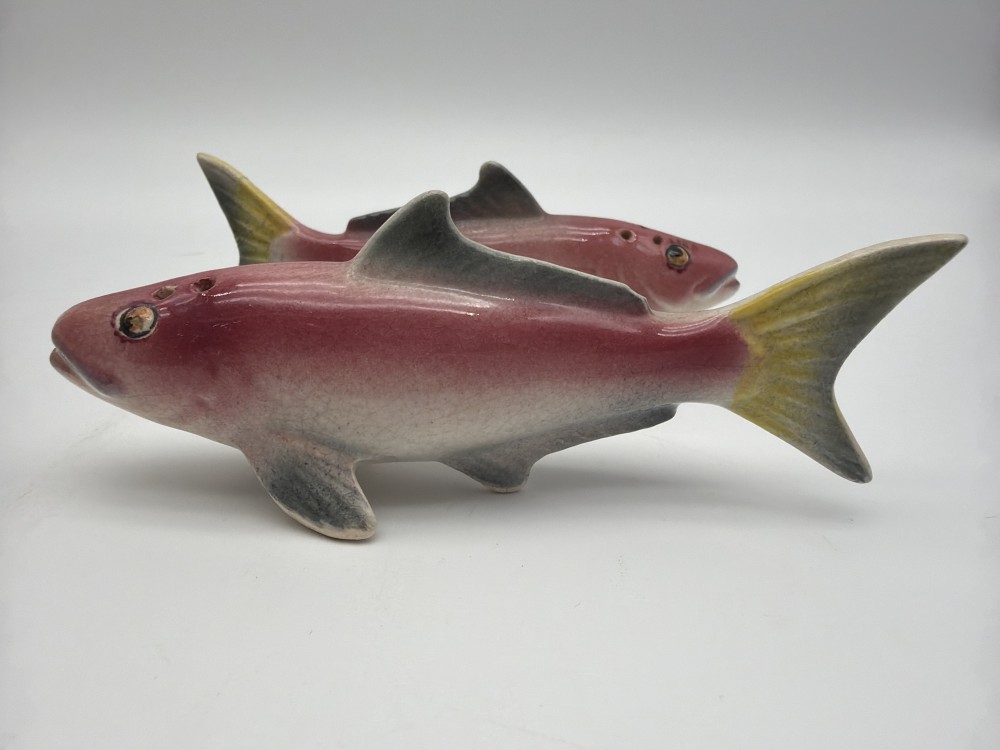 Vintage Fish Salt Pepper Shakers