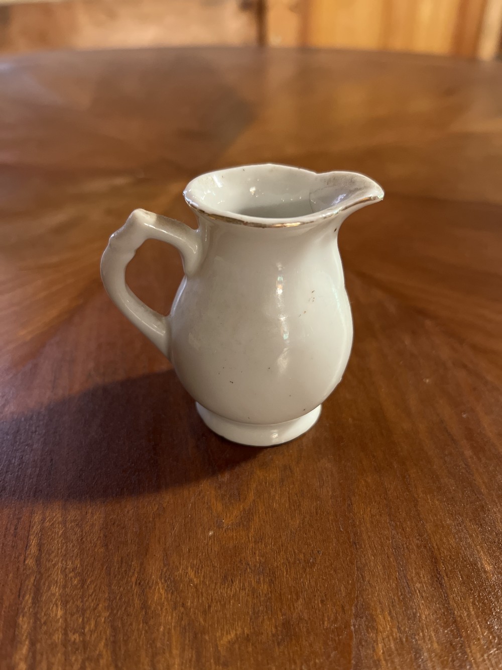 Vtg mini ceramic pitcher - 2.5” tall