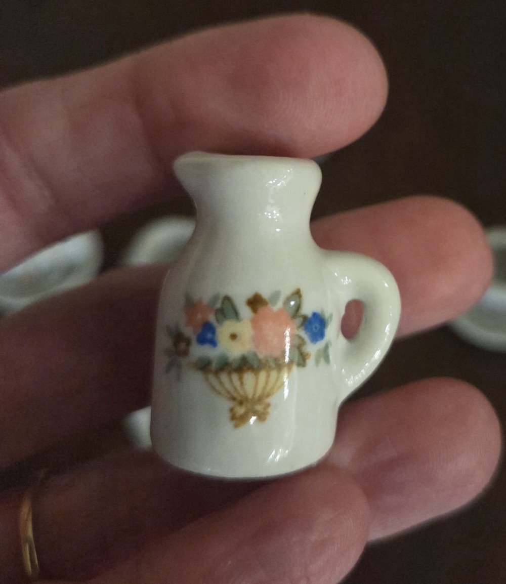 VTG Miniature Porcelain Milk Pitcher
